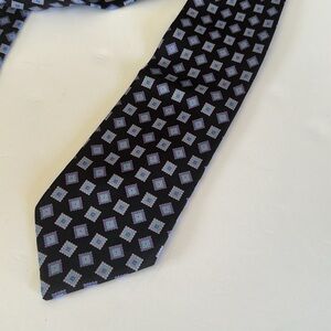 Brioni Black and Purple Tie
